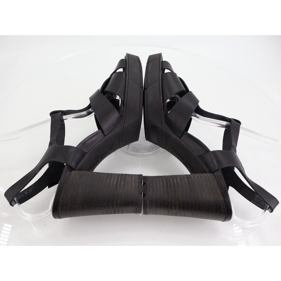 Paul Green Womens Raven Sandals Block Heel Black Leather Size 7.5 UK / 10 US - Picture 7 of 12